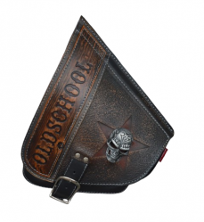 Custom Softail Bobber Sakwa skórzana softail 13